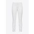 Pantaloni cigarette-fit lino stretch donna Bianco