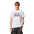 T-shirt con stampa Oval D 78 uomo Bianco
