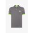Men's polo shirt with fluorescent details