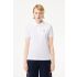 Polo regular fit in petit pique' donna Bianco