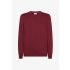 Maglia girocollo in misto lana Bordeaux