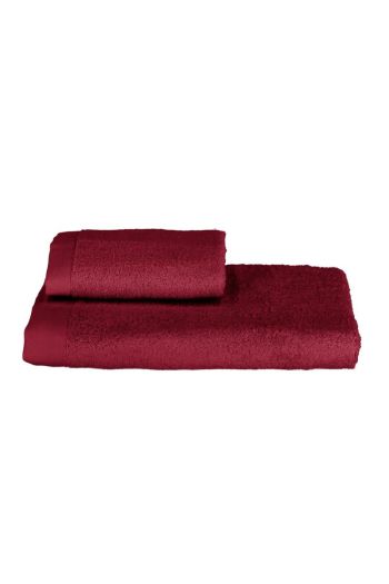 Set asciugamani 1+1 Origami Rosso