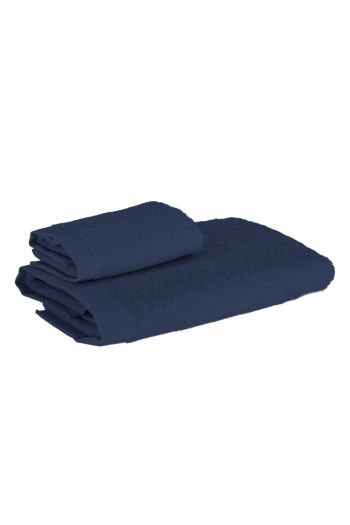 Set asciugamani 1+1 Origami Blu