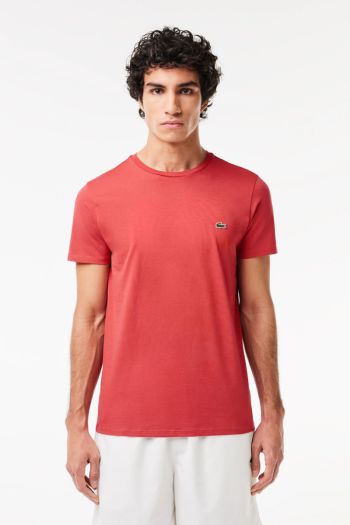 Men's round-necked Pima cotton jersey t-shirt