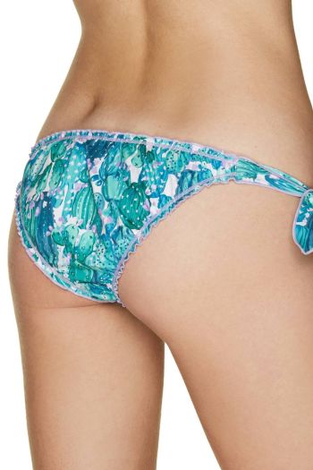 PATTERNED BOTTOMS WITH ROUCHED SIDES