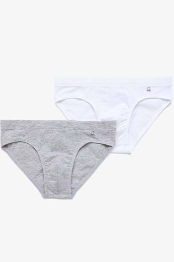 Boy's two briefs with logo