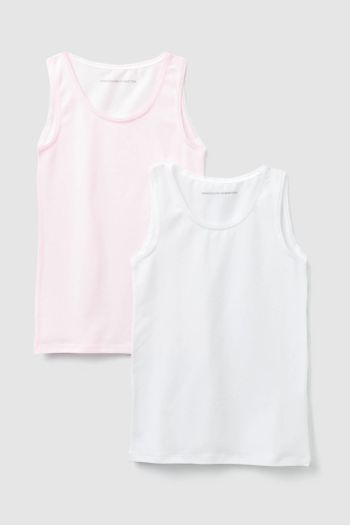 Girl two tank tops wide