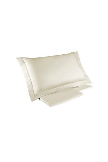 Set of 2 cotton percale pillow cases
