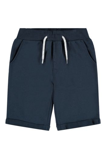 Shorts in felpa di cotone Ragazzo Blu
