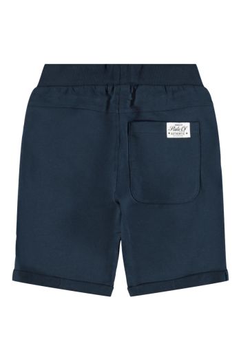 Shorts in felpa di cotone Ragazzo Blu