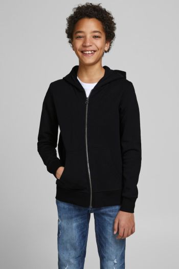 Boy's hooded sweatshirt with zip