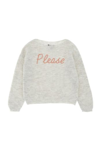 Girl Pullover with Please
