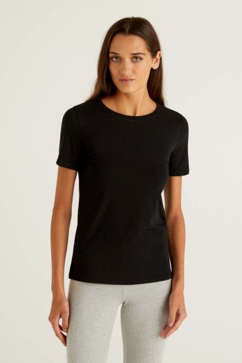 Women's super stretch organic cotton T-shirt