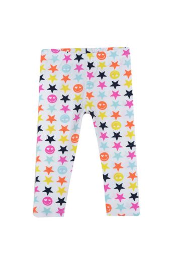 Girl Capri pants with all-over pattern