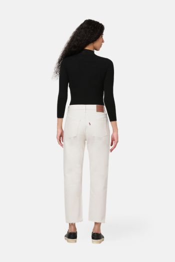 Jeans 501® Levi's® Crop L26 donna Bianco
