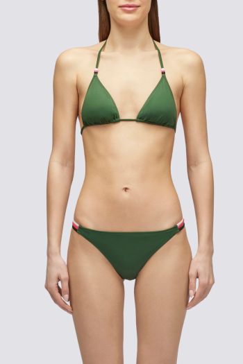 Bikini tinta unita donna Verde oliva
