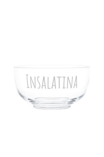 Salad bowl with Insalatona decoration