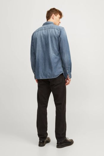 Camicia in jeans slim fit uomo Denim