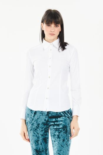 Camicia Oxford donna  Bianco