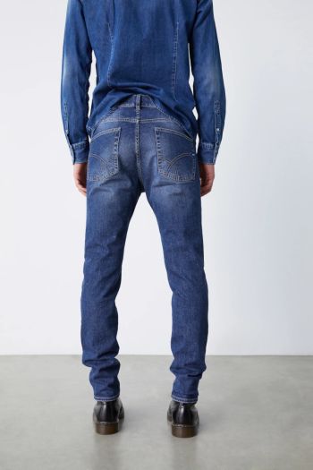 Jeans 5 tasche slim uomo Blu