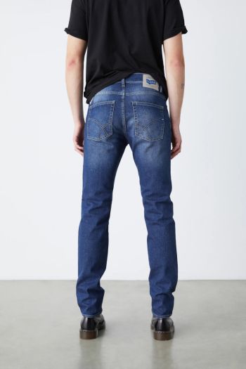 Jeans a 5 tasche straight Morris Rev uomo  Blu