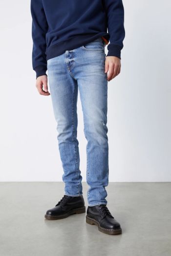 Jeans 5 tasche skinny uomo Blu