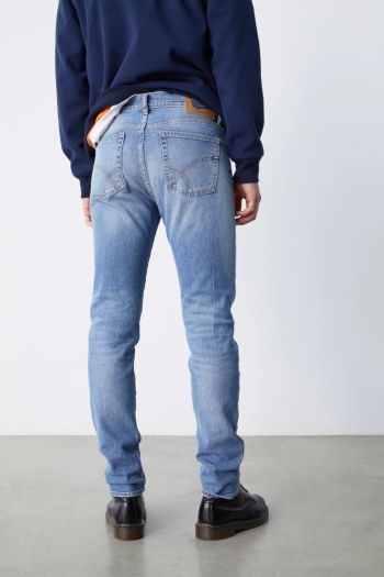 Jeans 5 tasche skinny uomo Blu