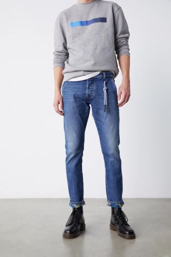 Jeans con tasca alla francese uomo Denim