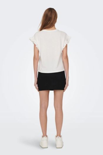T-shirt regular fit donna Bianco