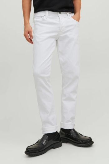 Jeans slim fit L34 uomo Bianco