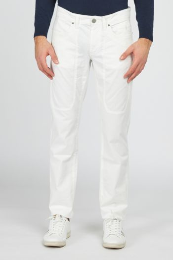 Pantalone Uomo Bianco