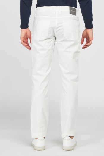 Pantalone Uomo Bianco