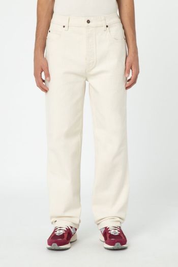 Pantaloni Thomasville in Denim uomo Bianco