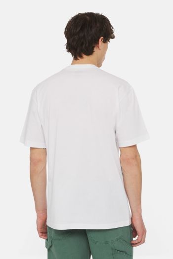 T-Shirt Aitkin con Logo sul Petto a Maniche Corte uomo Bianco