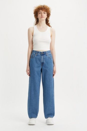Jeans Oversize L32 donna Blu