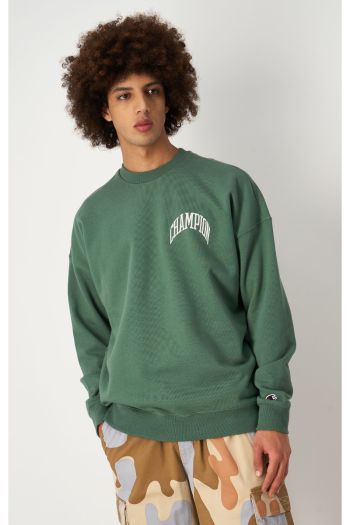 Cotton blend sweatshirt with men's college logo