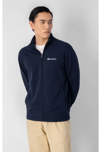 Full-zip sweatshirt with men's logo