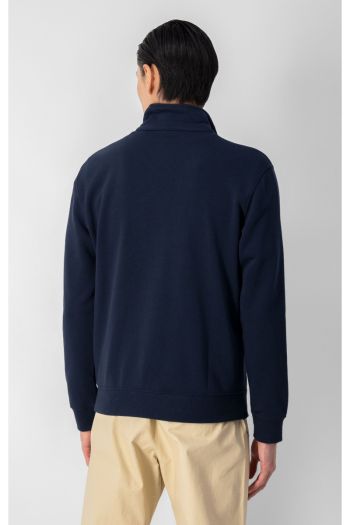 Full-zip sweatshirt with men's logo