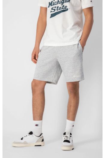 Shorts in powerblend leggero con logo uomo Grigio