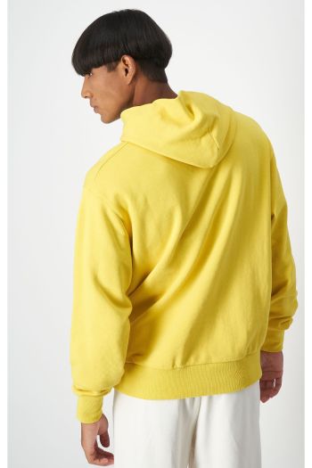 Men's organic cotton hooded sweatshirt