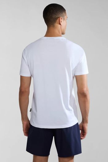 T-shirt a manica corta uomo Bianco