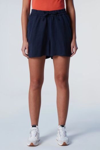 Shorts con coulisse donna Blu
