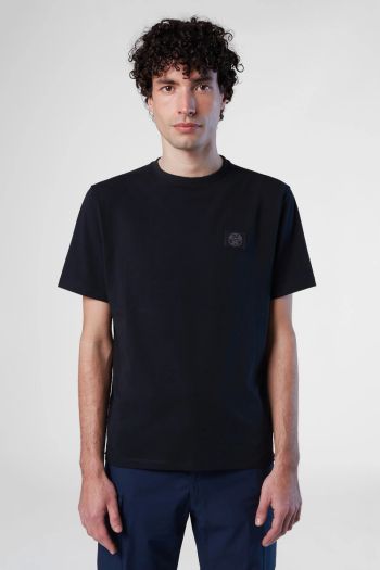 T-shirt in cotone organico uomo Nero