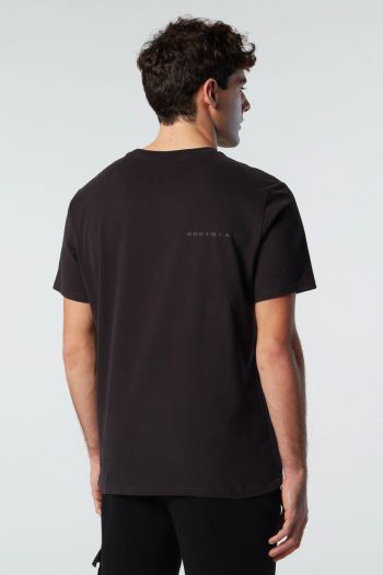 T-shirt con taschino uomo Nero