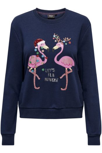 Women's Christmas print sweatshirt
