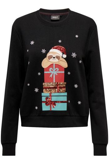 Women's Christmas print sweatshirt