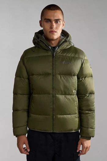 Aerons hooded down jacket for men