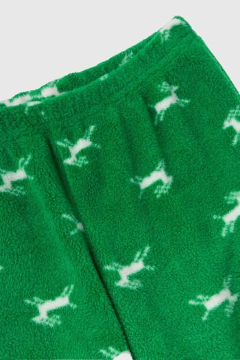 Reindeer fleece pajamas for boys