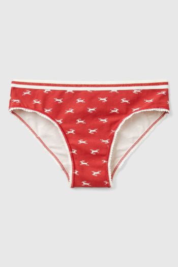 Underpants with girl's reindeer briefs
