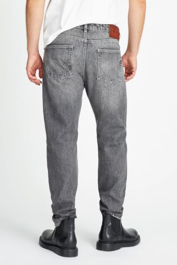 Jeans tapered uomo Grigio